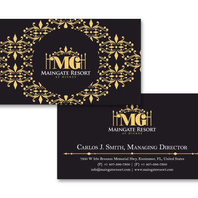Maingate Resort & Spa Business Cards
