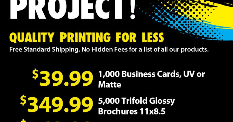 On The Go Prints Flyer