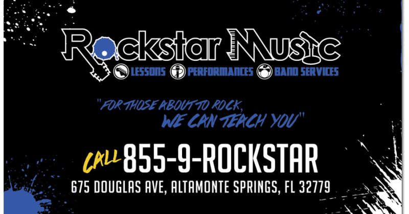 Rock Star Music Card